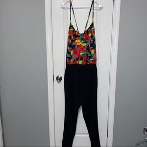 Zumba Wear Multi Color Crisscross Detail Size XL